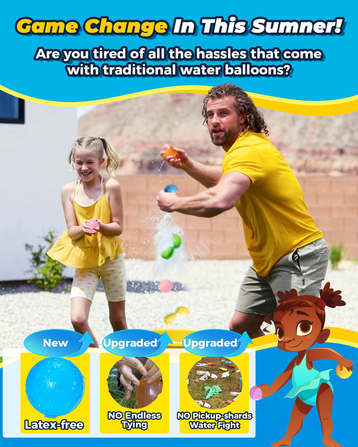 KOKODI SOPPYCID outdoor water games boost family fun without long setup