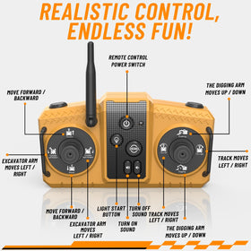 Kolegend all-terrain rubber tracks handle gravel, mud, and sand.