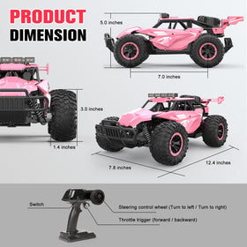 kolegend remote with 2-4ghz control prevents cross-talk during multi-car play