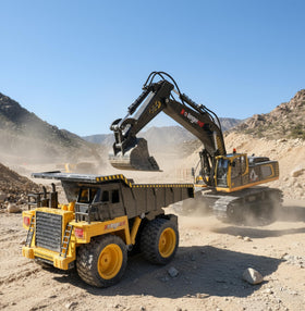 kolegend digging sand action demonstrating realistic excavation play