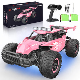 kolegend remote control car with flashing chassis lights for nighttime play