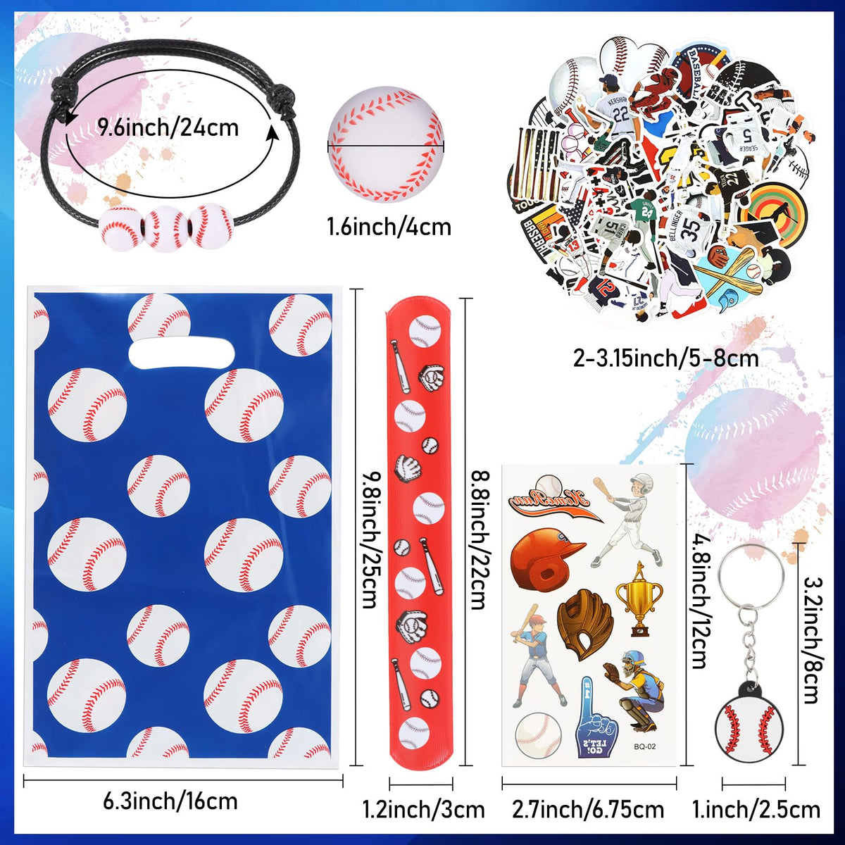 Kolewo4ever baseball mini-balls soft, lightweight stress-relief props for fans