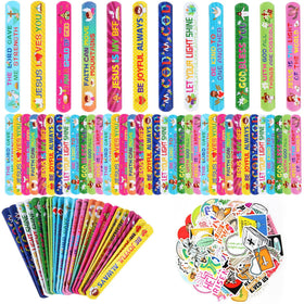 Kolewo4ever Bible verses slap bracelets in vivid colors for everyday wear