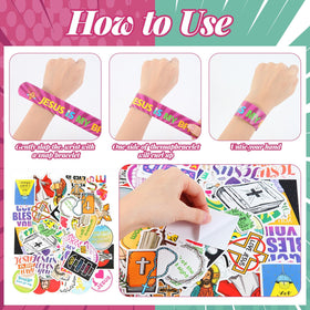 Kolewo4ever church gatherings prize set with bracelets and stickers