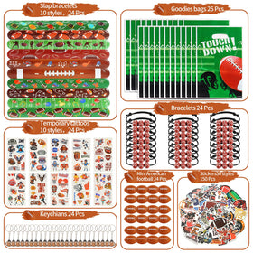 Kolewo4ever football slap bracelets for comfortable, long wear at parties.