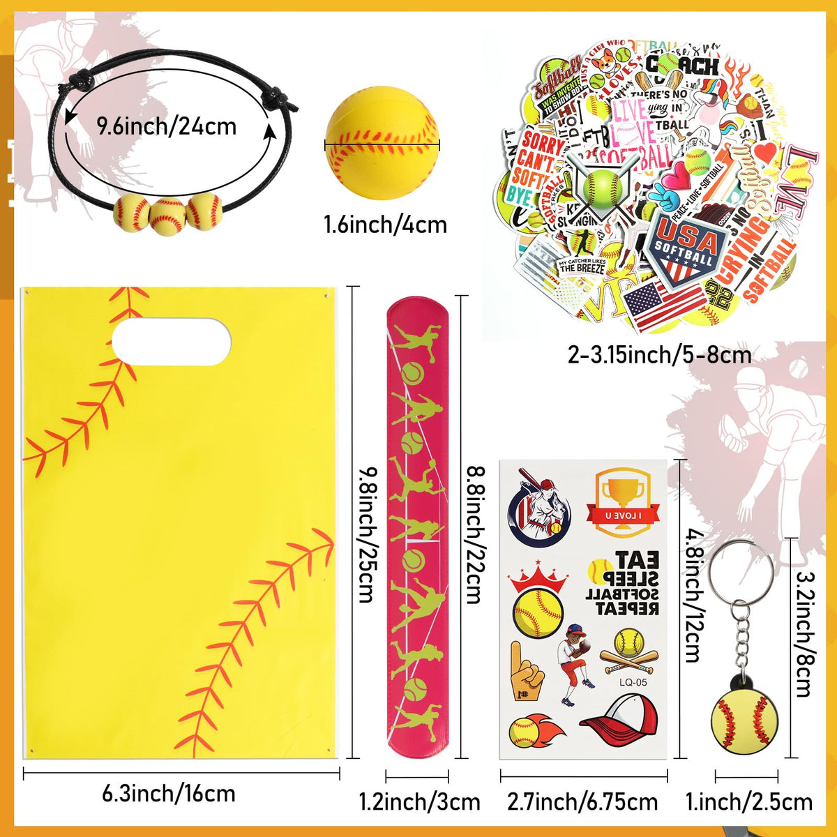 Kolewo4ever mini softballs for playful use and display.