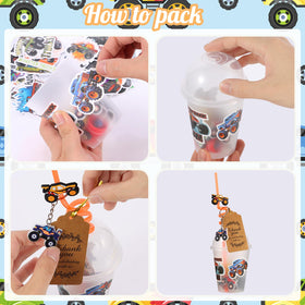 Kolewo4ever Monster Truck keychains provide keepsake tokens for attendees.