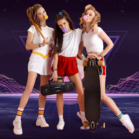 Kolewo4ever retro party supplies enhance 80s hip-hop themed celebrations