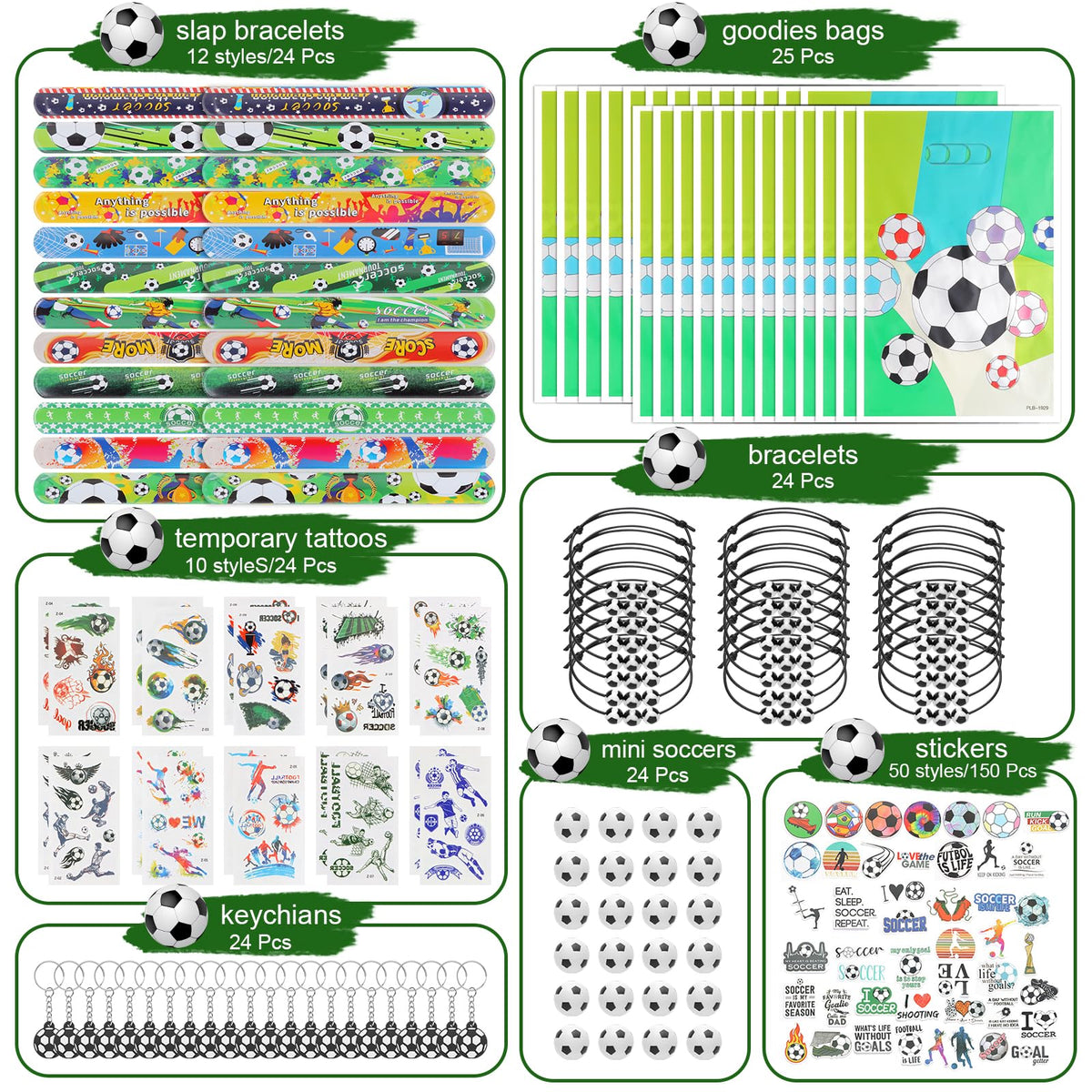 Kolewo4ever soccer slap bracelets offering durable, comfortable wear at events.