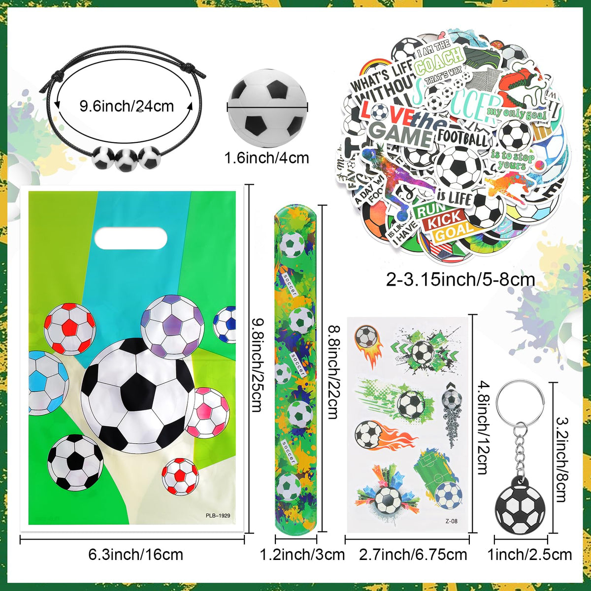Kolewo4ever soccer stress balls for lightweight relief during game watching.