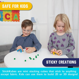 KOMARC GAMES StickiKubes stick-to-wall: wall adhesion for quick murals