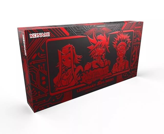 Konami Yu-Gi-Oh! Legendary 5D's Decks Set cover shows three complete decks for ready-to-duel play.