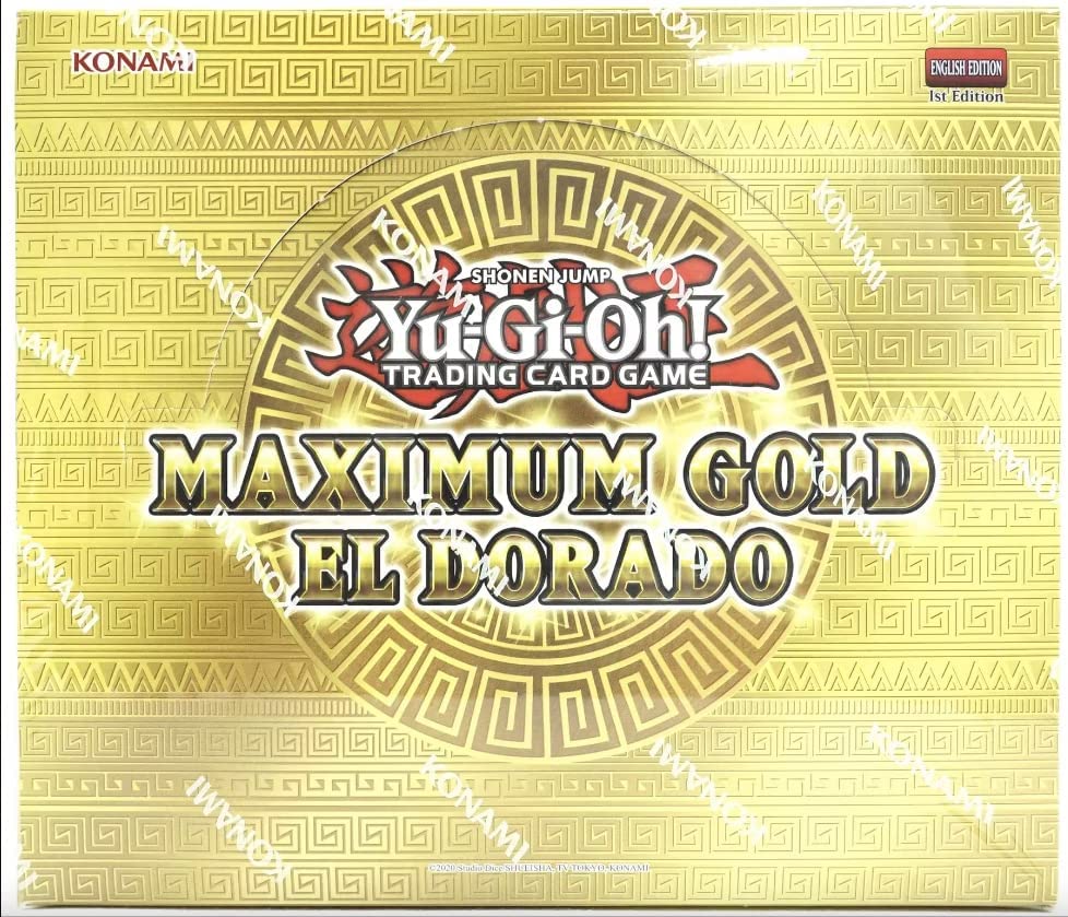 Konami Yu-Gi-Oh! El Dorado iconic cards Exodia and Dark Magician.