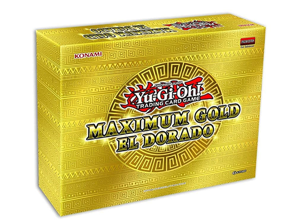 Konami Yu-Gi-Oh! Maximum Gold El Dorado pack preview for collectors.