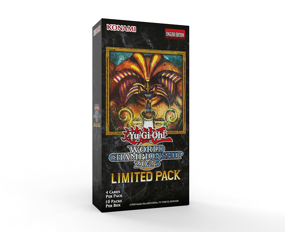 Konami Yu-Gi-Oh! WCS 2025 Limited Pack booster box front view with exclusive Ultra Rare cards
