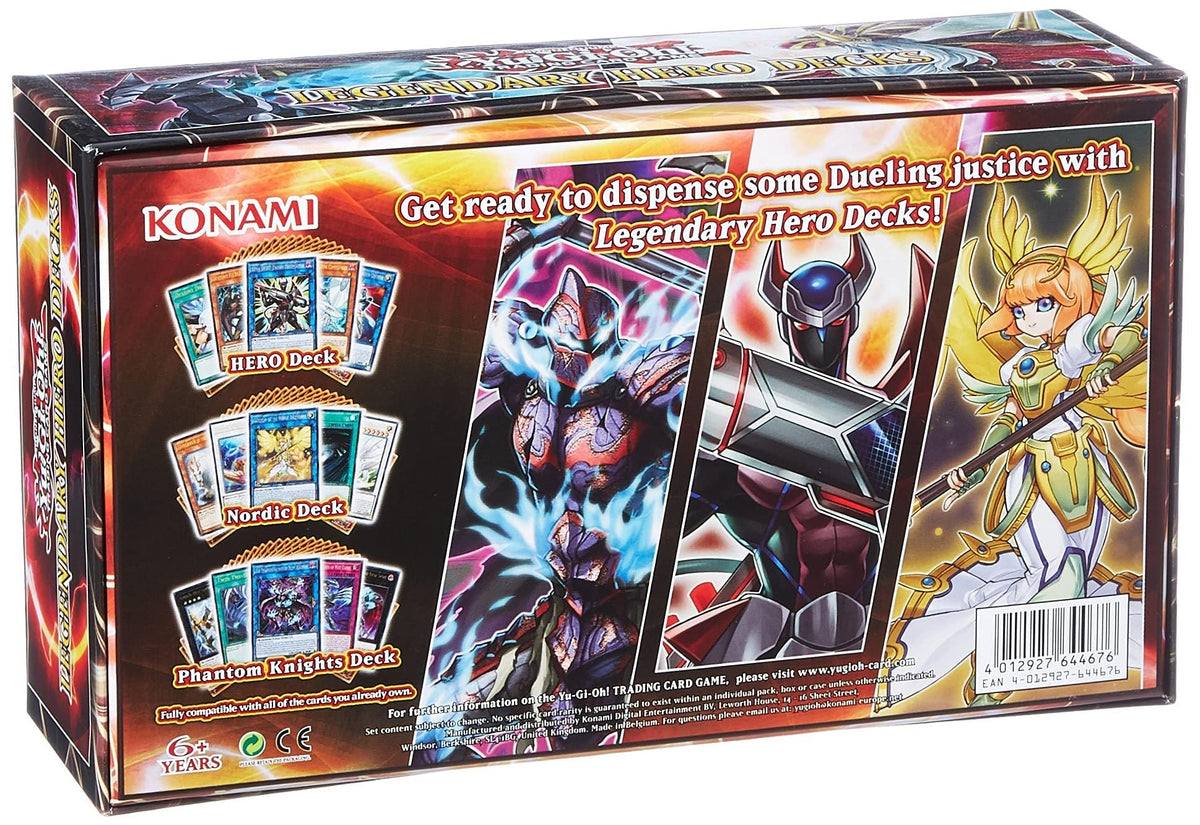 Konami Yu-Gi-Oh! Legendary Hero Phantom Knights Deck showing Xyz and trap synergy