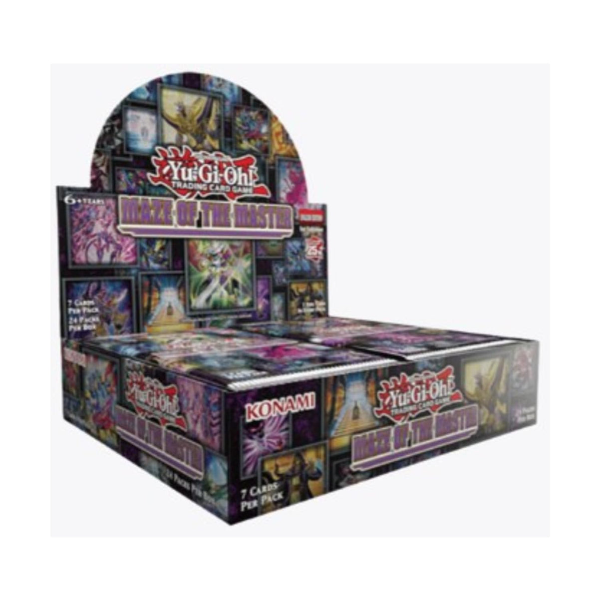 Konami Yu-Gi-Oh! Maze of the Master booster box cover for epic duel decks.