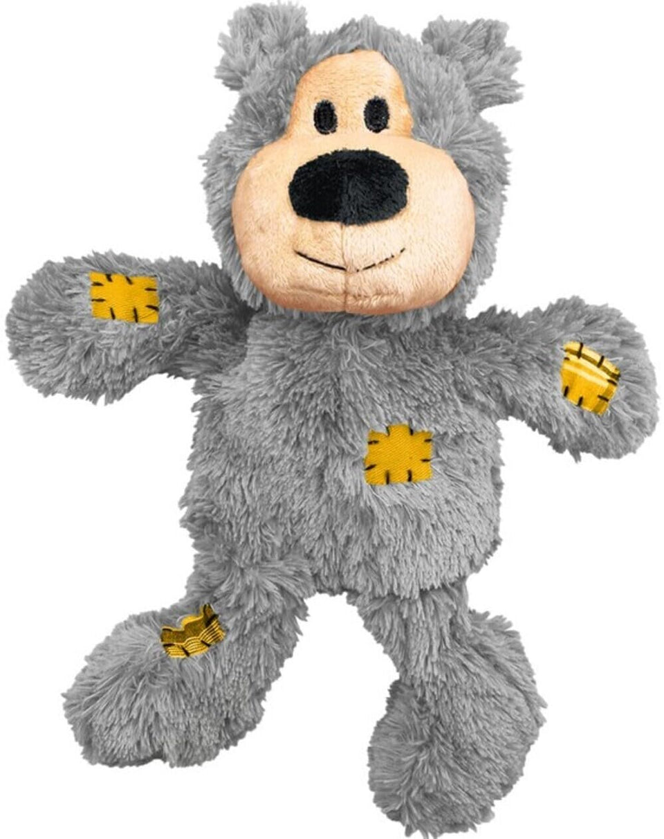 KONG Wild Knots Bears plush exterior for cozy cuddling and gentle play.