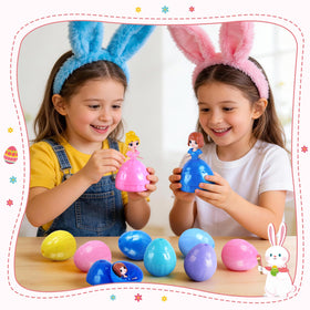 Konijiwa Eco-friendly ABS plastic Easter eggs ensure safe, durable play.
