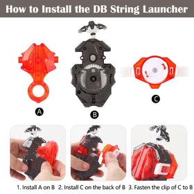 Konikiwa two way DB launcher designed for versatile battle action