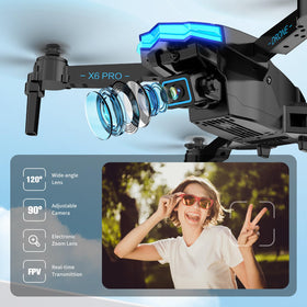 kononioo drone with brushless motors delivers stable flights in light wind.
