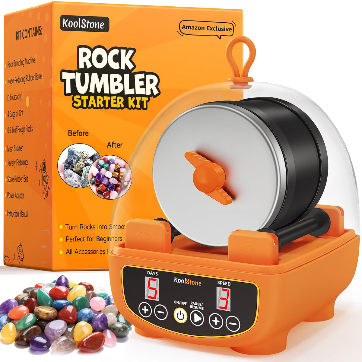 KoolStone C5 starter kit image shows beginner-friendly setup for easy polishing