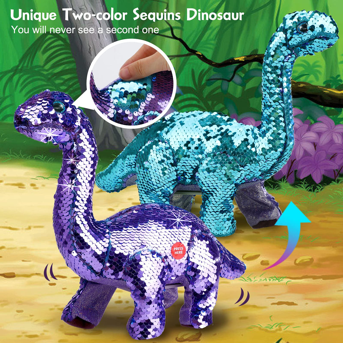 Koonie remote-control dinosaur for easy, child-friendly operation.
