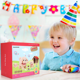 Koonie interactive play partner keeps kids engaged during creative time.