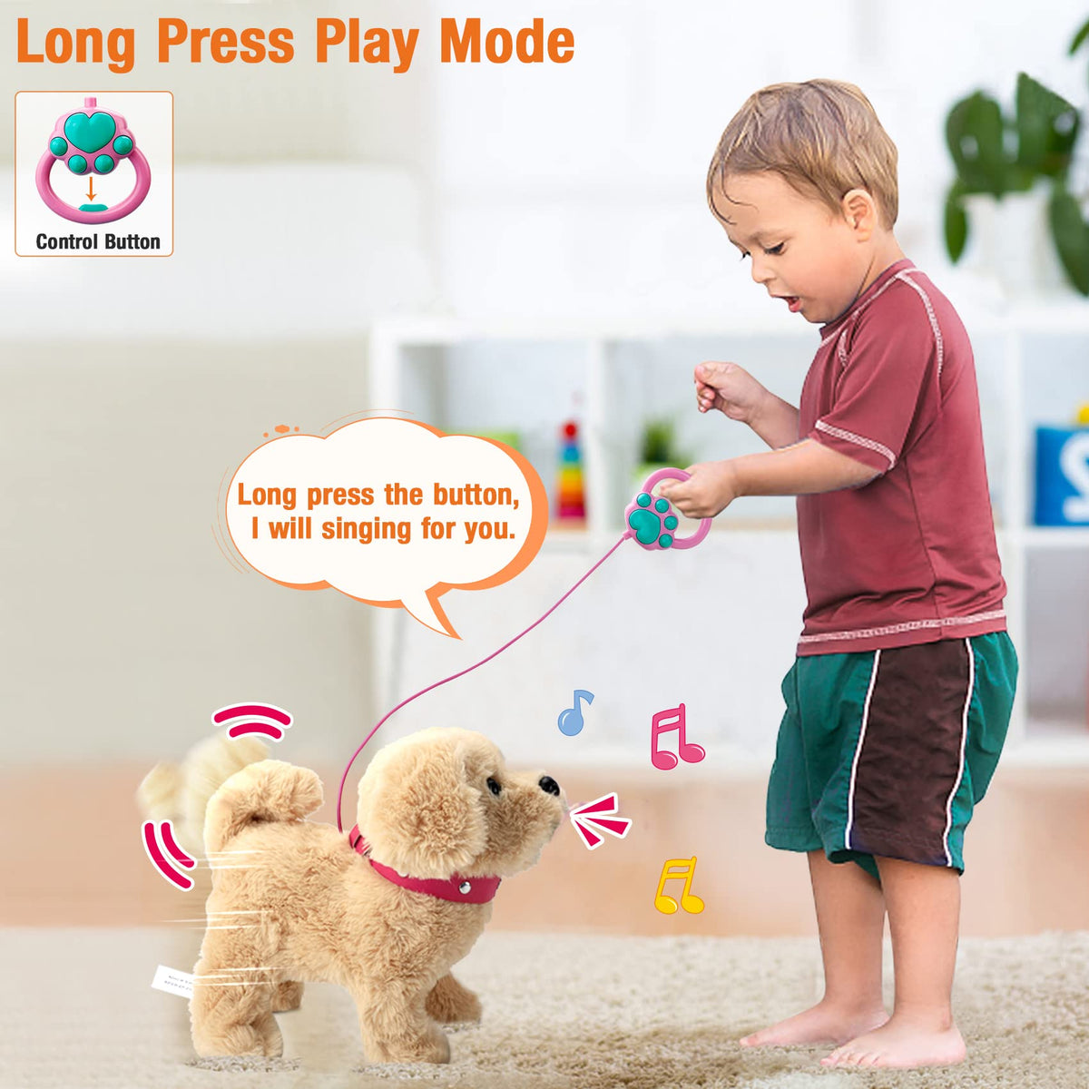 Koonie plush uses non-toxic materials and recyclable ABS for kid safety.