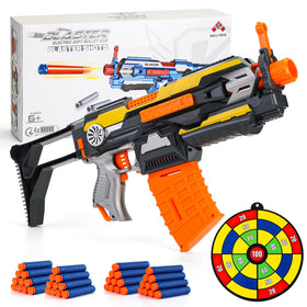 KooRare Automatic Toy Gun with dart magazine for rapid-fire action in playtime.