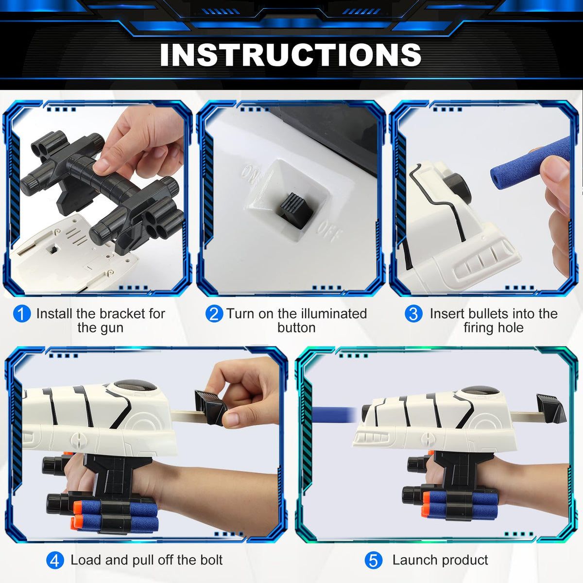 KooRare Commander toy gun enables heroic roleplay as leader.