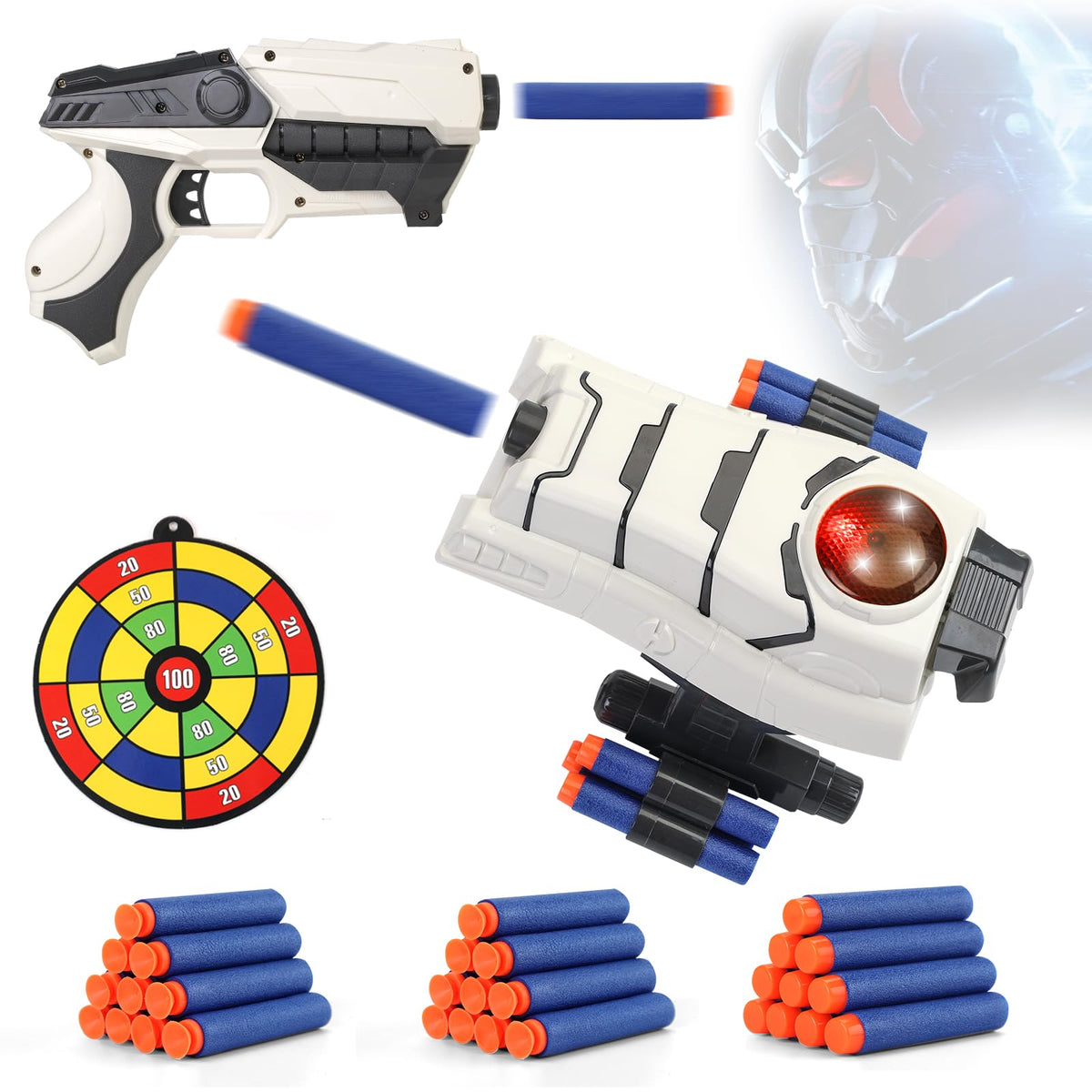 KooRare Stormtrooper foam blaster pack with darts for action-packed play.
