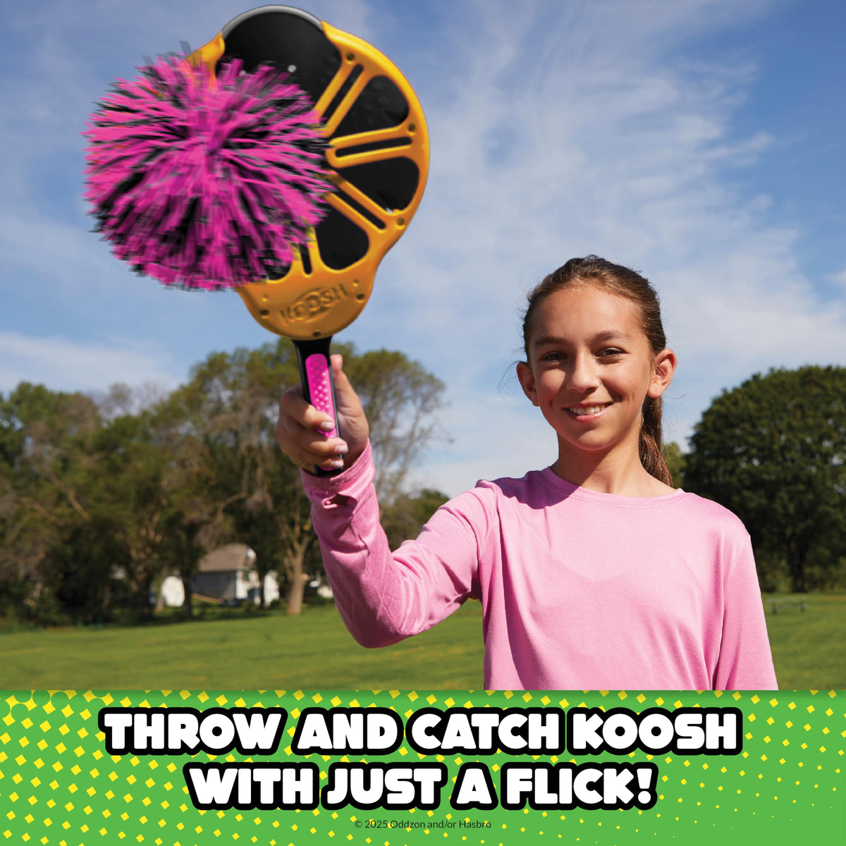 Koosh Flix Stix indoors and outdoors, versatile play for all ages.