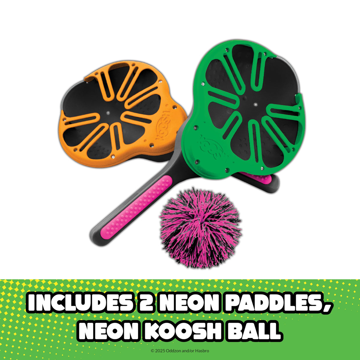 Koosh Flix Stix neon at the beach, ideal for sand play and tosses.