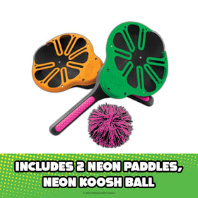 Koosh Flix Stix neon at the beach, ideal for sand play and tosses.