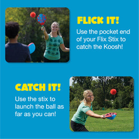 Koosh Flix Stix quality construction supports durable, long-lasting play.