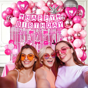 Kooterfun cupcake toppers decorate treats with pink accents