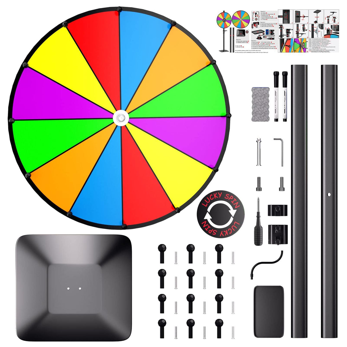 KOOV colorful circular slots improve visibility of prizes at carnivals