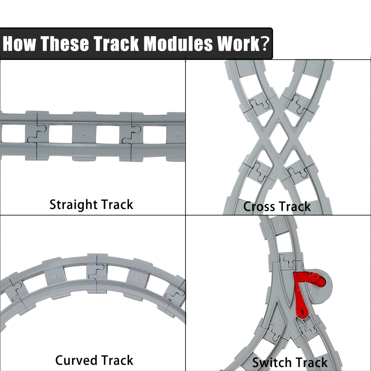 Koowants crossover track for complex, expanding railway worlds.