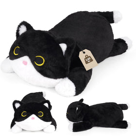 KOPHINYE weighted cat plush offering comforting hugs for kids at bedtime