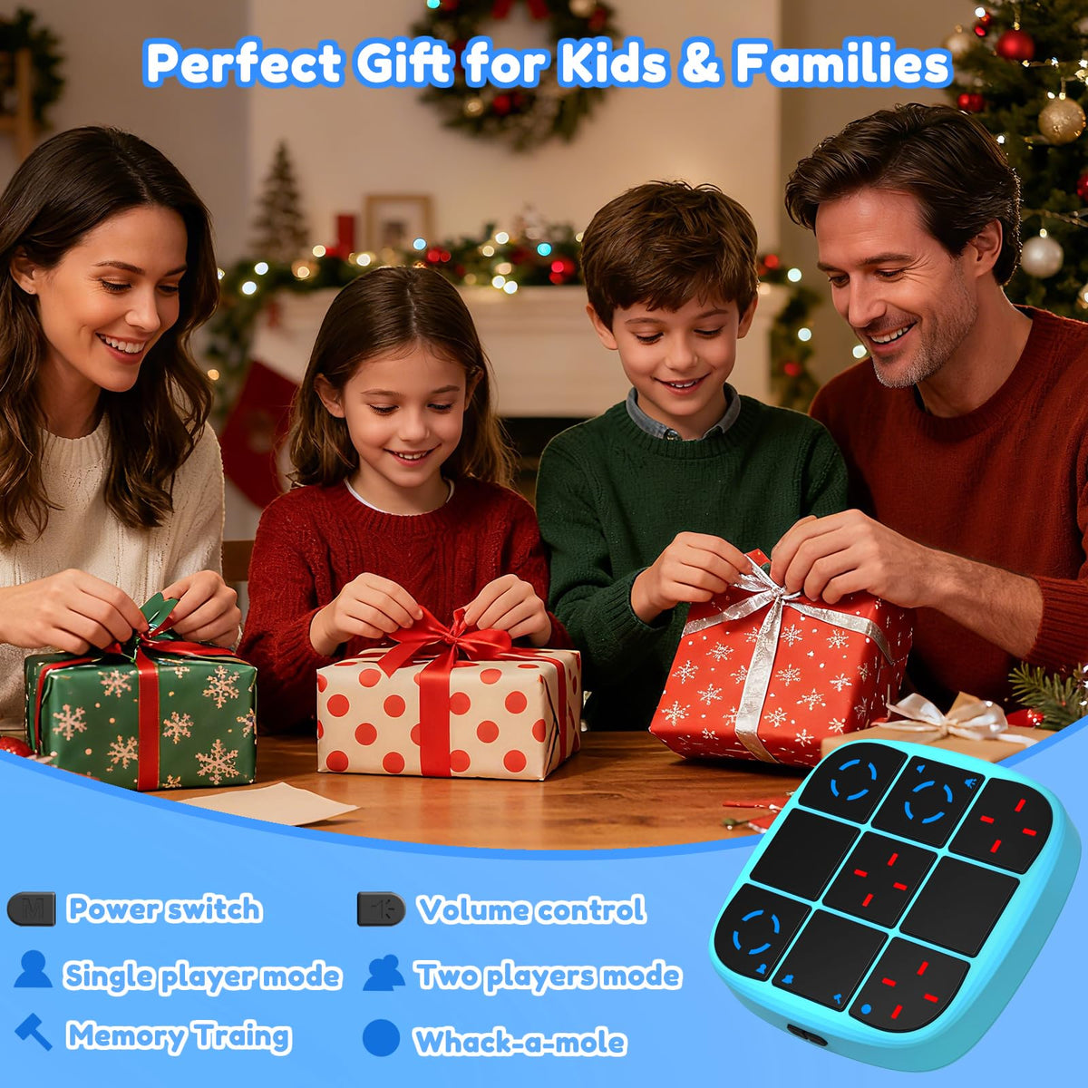 KOQQQ compact travel console blue for easy car rides