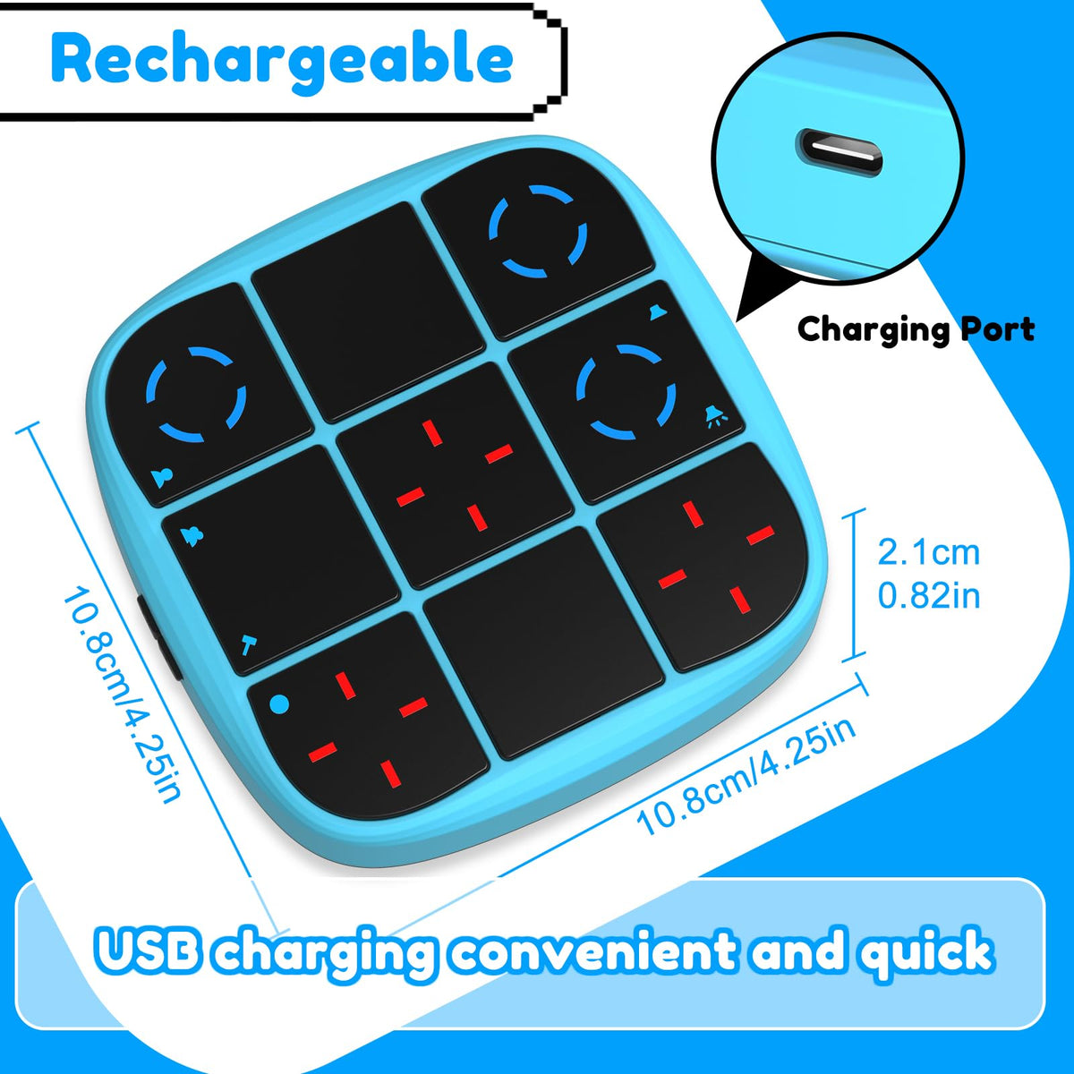 KOQQQ memory flash mode bolt blue boosts concentration during play