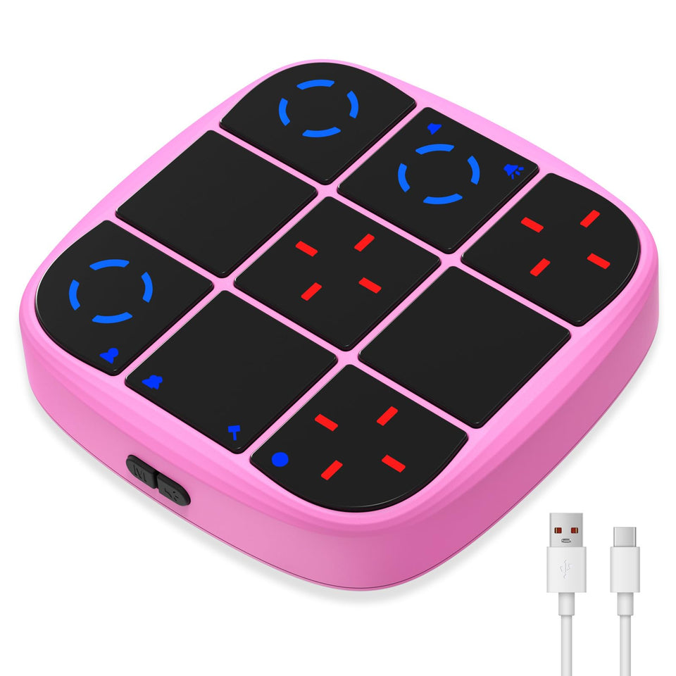 KOQQQ pink rechargeable bolt game front view for on-the-go fun
