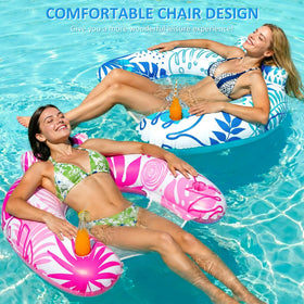 Korlon Tec foldable pool float lounger fits compactly in luggage.