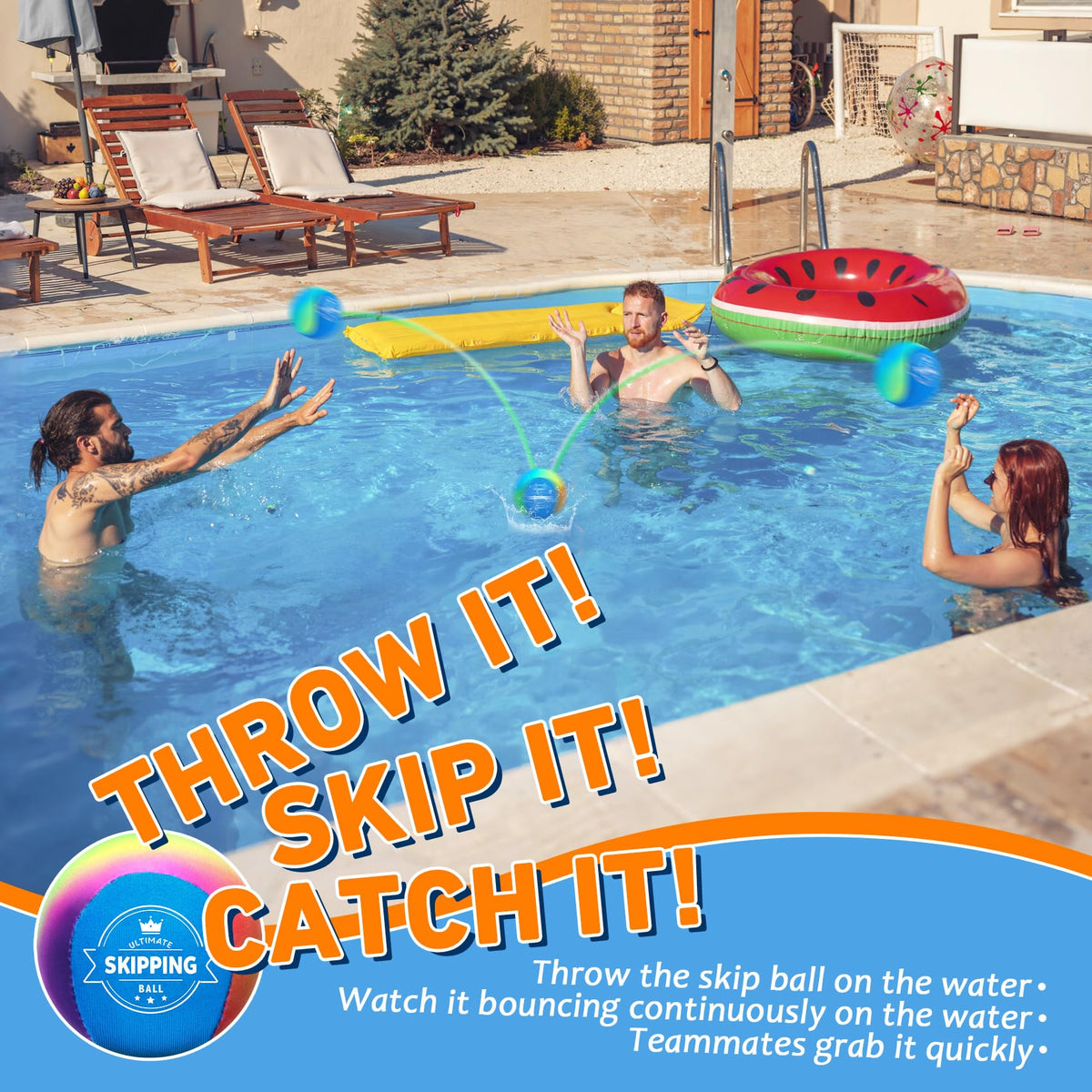 Korlon Tec pool and beach play bounce in water