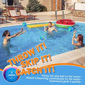 Korlon Tec pool and beach play bounce in water