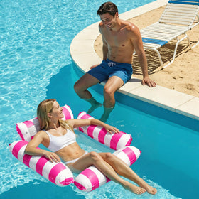 Korlon Tec pool float showcases 4-in-1 design for versatile water lounging