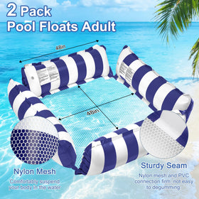 Korlon Tec pool float with vibrant colors enhancing pool party ambiance