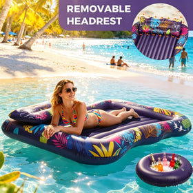 Korlon Tec water-fill cooling feature adds refreshing relief while sunbathing.