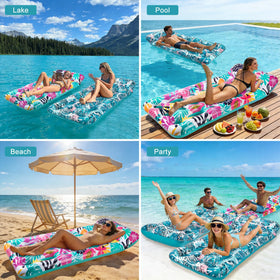 Korlon Tec sturdy vinyl material ensures durable summer use.
